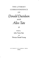 Book cover for The Literary Correspondence of Donald Davidson and Allen Tate