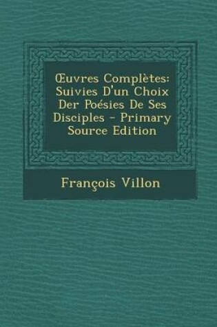 Cover of Uvres Completes
