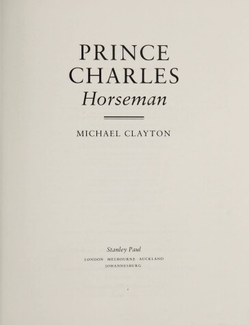 Book cover for Prince Charles