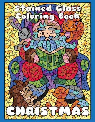 Book cover for CHRISTMAS (Stained Glass Coloring Book)