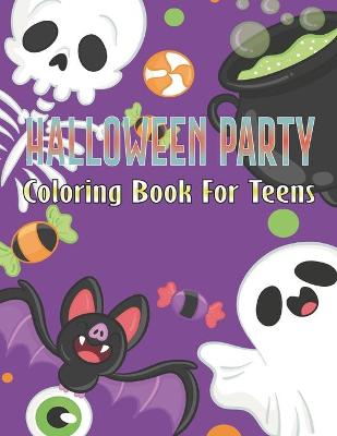 Book cover for Halloween Party Coloring Book