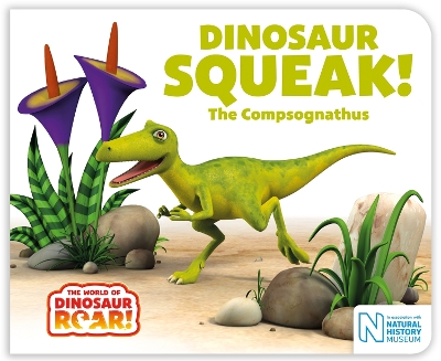 Book cover for Dinosaur Squeak! The Compsognathus