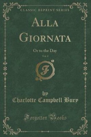 Cover of Alla Giornata, Vol. 2