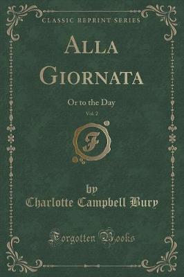 Book cover for Alla Giornata, Vol. 2