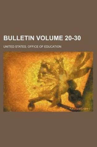 Cover of Bulletin Volume 20-30