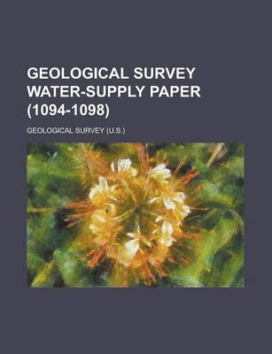 Book cover for Geological Survey Water-Supply Paper Volume 1094-1098