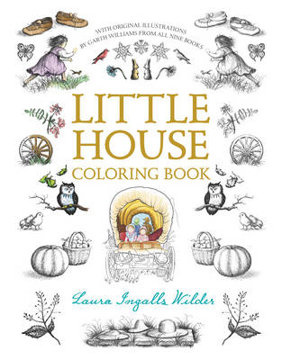 Book cover for Little House Coloring Book