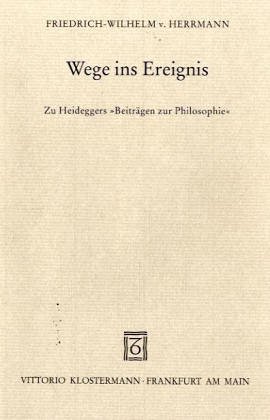 Book cover for Wege Ins Ereignis