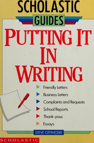 Cover of Putting it in Writing Sch Gde