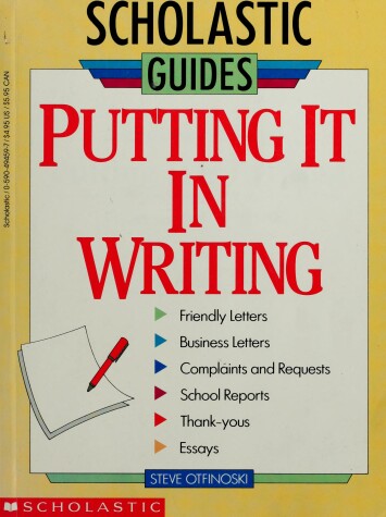 Book cover for Putting it in Writing Sch Gde