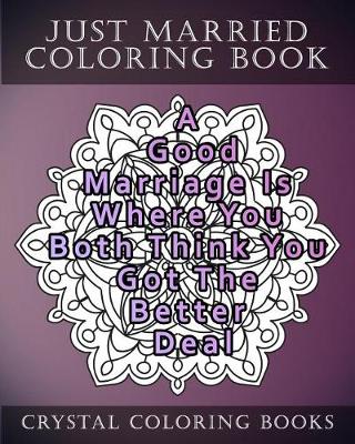 Book cover for Just Married Mandala Coloring Book