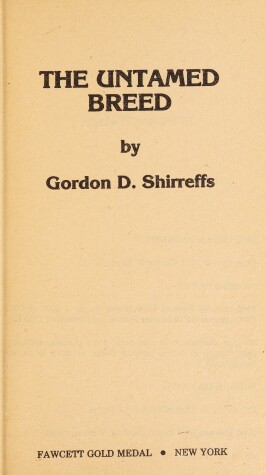 Book cover for Untamed Breed