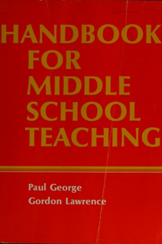 Cover of Handbook for Middle School Teaching