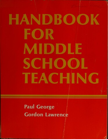 Cover of Handbook for Middle School Teaching