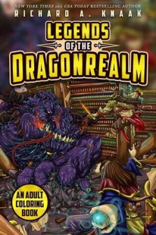 Cover of Legends of the Dragonrealm Adult Colouring