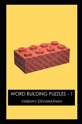 Book cover for Word Building Puzzles - 1