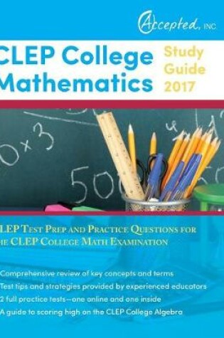 Cover of CLEP College Mathematics Study Guide 2017