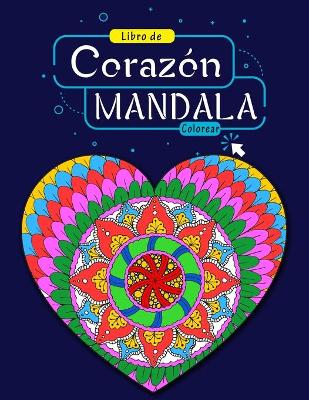 Book cover for Libro para Colorear Mandala de Corazones
