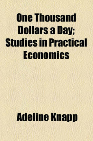 Cover of One Thousand Dollars a Day; Studies in Practical Economics