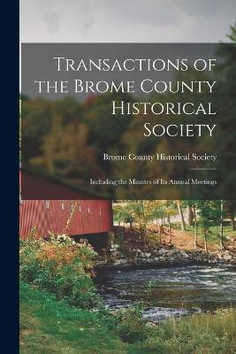 Book cover for Transactions of the Brome County Historical Society