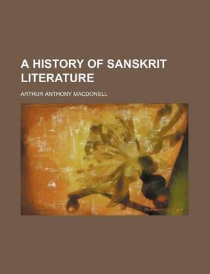 Book cover for A History of Sanskrit Literature