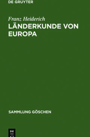 Cover of Landerkunde Von Europa