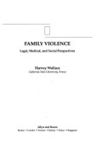 Cover of Family Violence