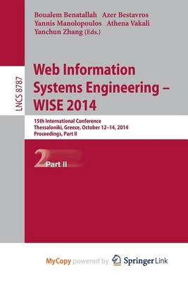 Book cover for Web Information Systems Engineering -- Wise 2014