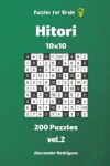 Book cover for Puzzles for Brain - Hitori 200 Puzzles 10x10 vol. 2