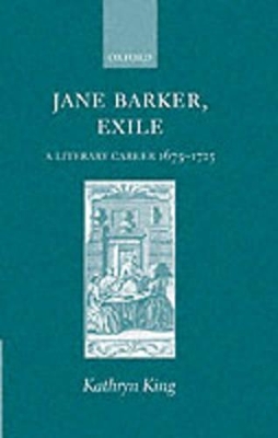 Book cover for Jane Barker, Exile