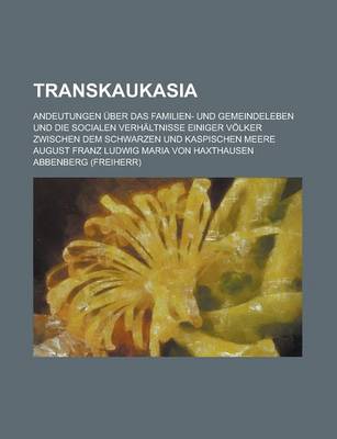 Book cover for Transkaukasia