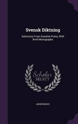 Book cover for Svensk Diktning