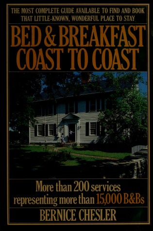 Cover of Bed and Breakfast Coast to Coast