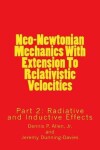 Book cover for Neo-Newtonian Mechanics With Extension To Relativistic Velocities