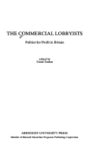 Cover of The Commercial Lobbyists