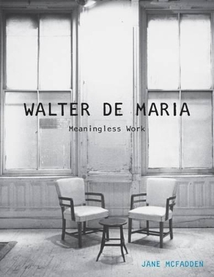 Book cover for Walter de Maria