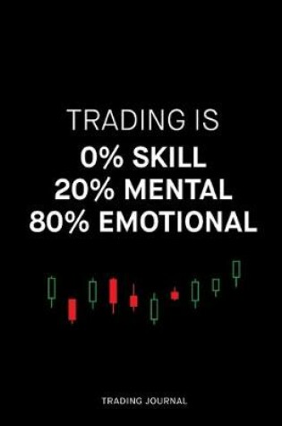 Cover of Trading is 0% Skill 20% Mental 80% Emotional