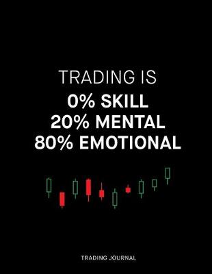 Book cover for Trading is 0% Skill 20% Mental 80% Emotional