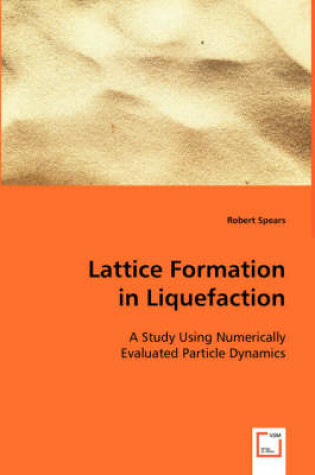 Cover of Lattice Formation in Liquefaction