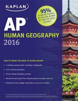 Book cover for Kaplan AP Human Geography 2016