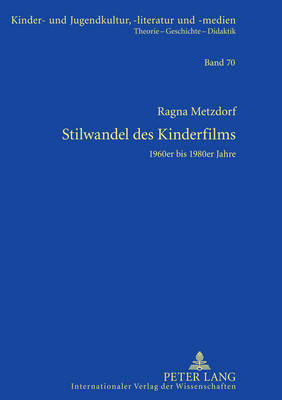 Book cover for Stilwandel Des Kinderfilms