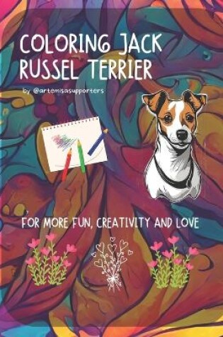 Cover of Coloring Book Jack Russer Terrier for Kids