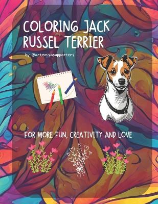 Book cover for Coloring Book Jack Russer Terrier for Kids