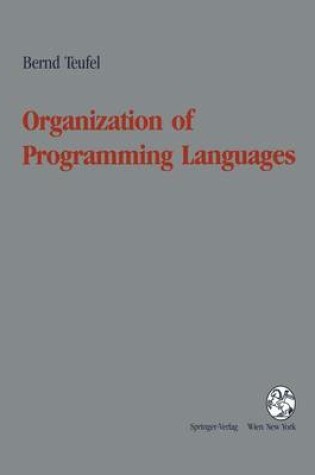 Cover of Organization of Programming Languages