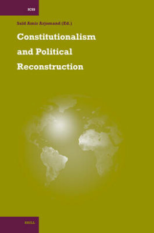 Cover of Constitutionalism and Political Reconstruction