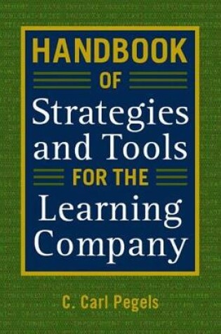 Cover of Handbook of Strategies and Tools for the Learning Company