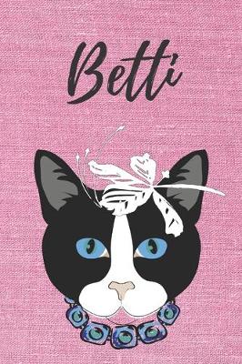 Book cover for personalisiertes Notizbuch Katze / Notizheft / Journal / Malbuch / Tagebuch / Kritzelbuch / DIN A5 / Geschenk Betti