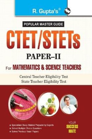 Cover of Ctet/Stets Central Teacher Eligibility Test/State Teacher Eligibility Tests