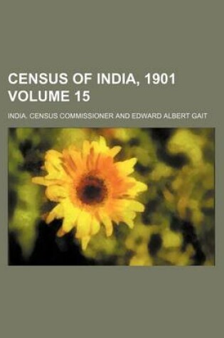 Cover of Census of India, 1901 Volume 15