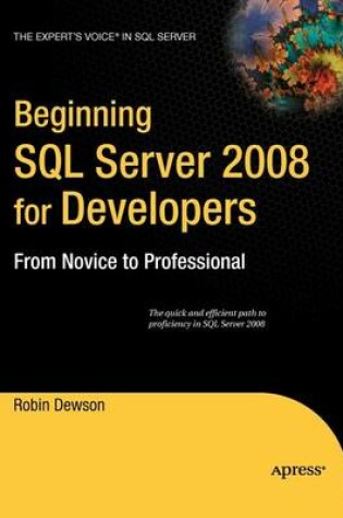 Cover of Beginning SQL Server 2008 for Developers